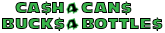 Cash4Cans Bucks4Bottles Logo